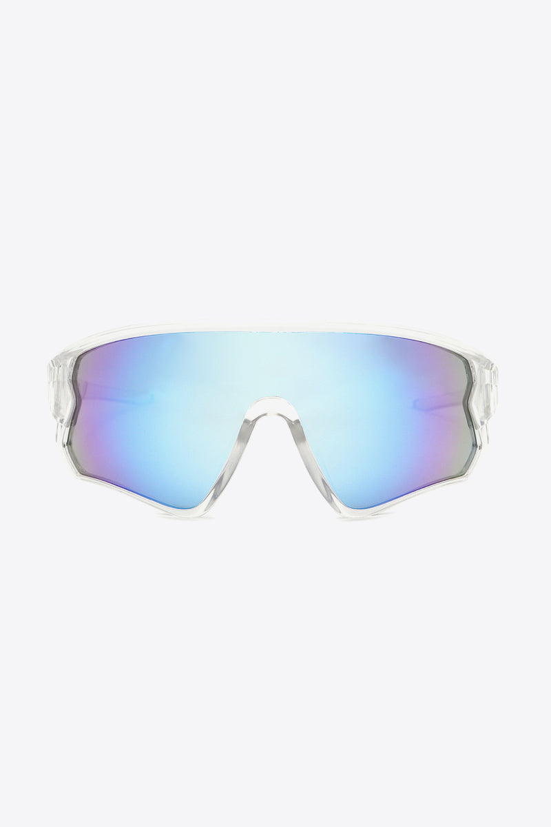 Stay Fashion-Forward with Polycarbonate Shield Sunglasses from Burkesgarb