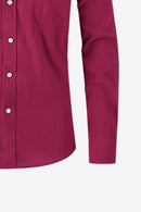 Classic Elegance and Timeless Style: Buttoned Long-Sleeve Collared Shirt