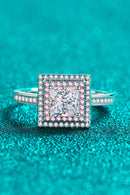 Stay Elegant: 1 Carat Moissanite Ring at Burkesgarb