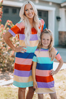 "Adorable and Trendy: Girls Side Slit Mini Dress by Burkesgarb | Stylish and Playful for Young Fashionistas"