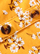 "Cute and Stylish: Girls Floral Cami and Belted Denim Shorts Set by Burkesgarb | Perfect Summer Outfit for Little Fashionistas"