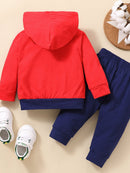 Boss Baby Style: Baby Mini Boss Hoodie and Joggers Set at Burkesgarb