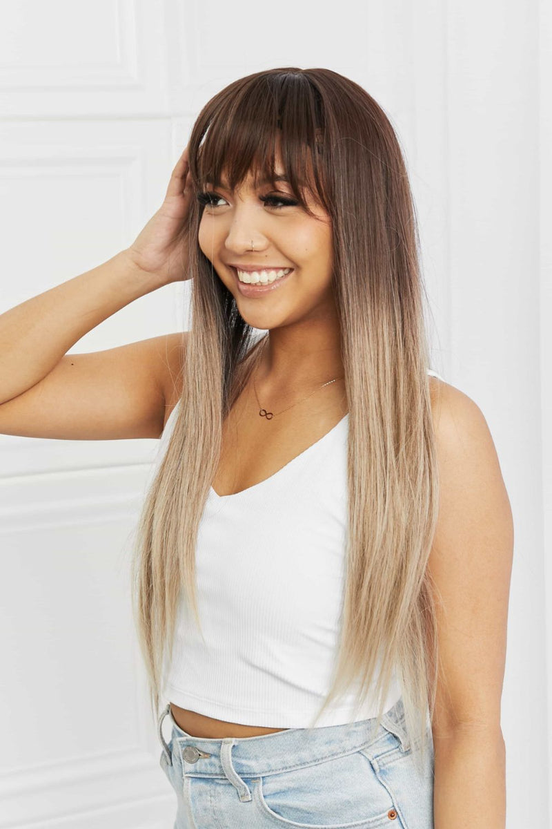 Transform Your Look with Long Straight Synthetic Wigs - 26''
