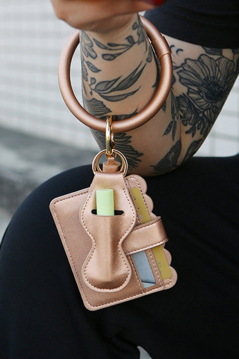 Wristlet Keychain with Card Holder at  Keep Your Essentials Handy with the Wristlet Keychain with Card Holder | Burkesgarb