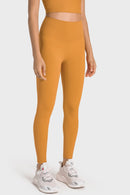 Experience Comfort and Style with High-Rise Wide Waistband Yoga Leggings at Burkesgarb