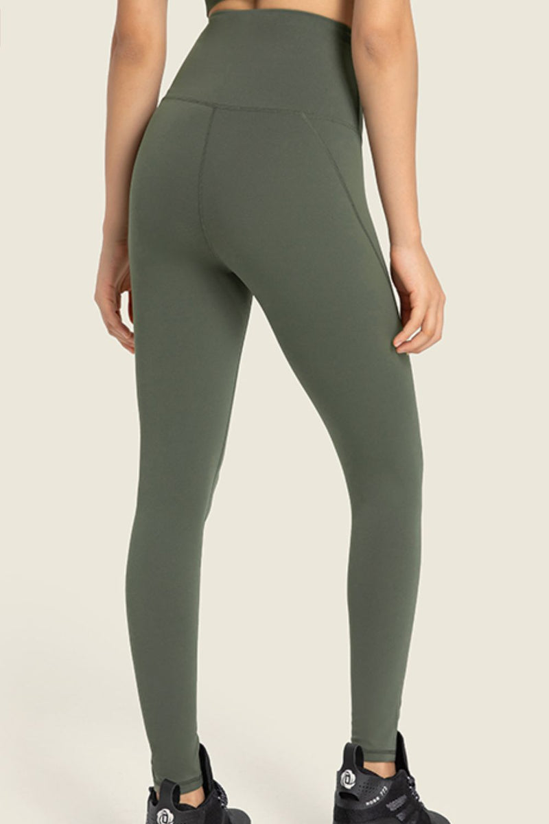 Seamless High-Rise Wide Waistband Yoga Leggings: Elevate Your Yoga Practice at Burkesgarb