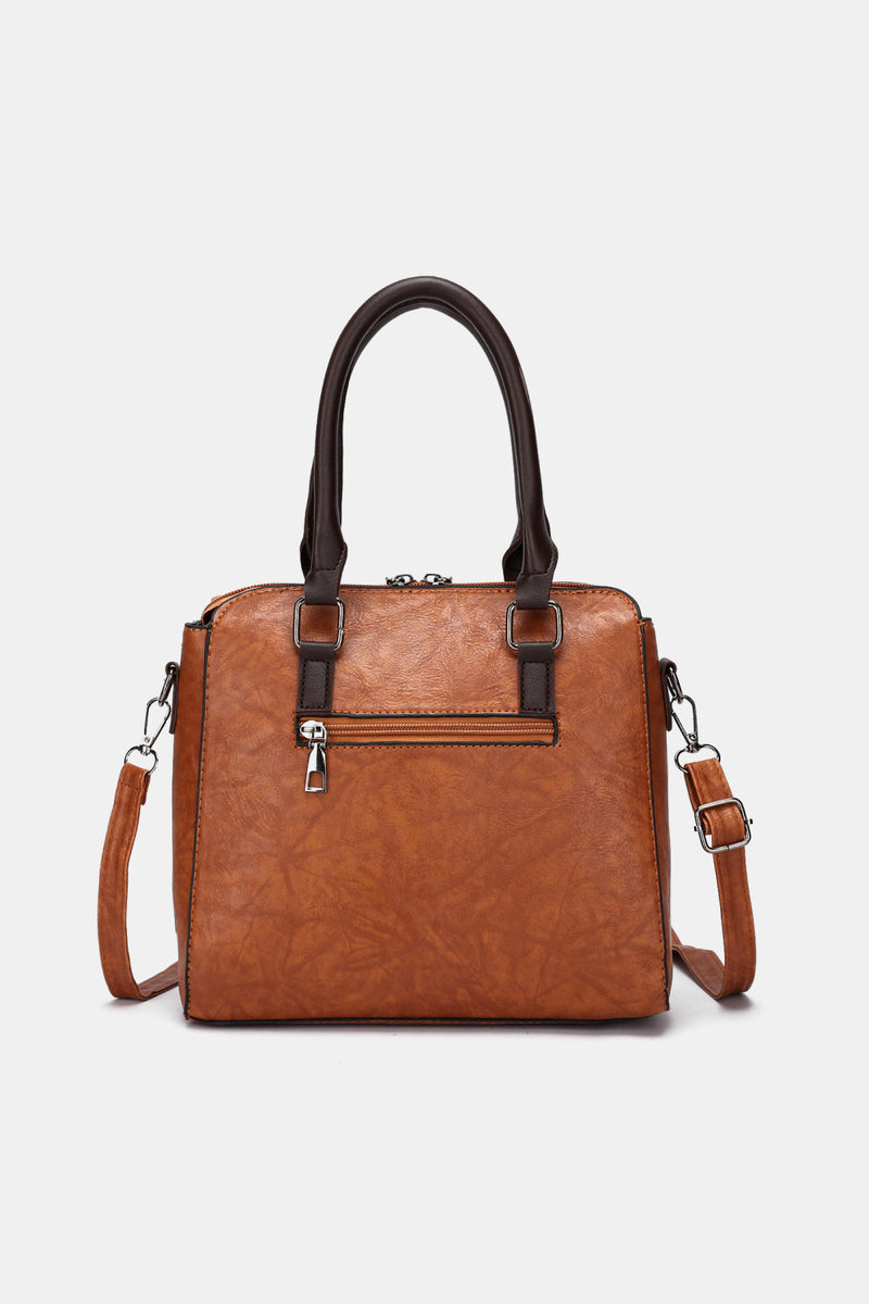 Elevate Your Style with the 4-Piece Leather Bag Set at Burkesgarb