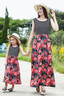 "Pretty and Playful: Girls Floral Dress by Burkesgarb | Effortlessly Stylish for Young Fashionistas"