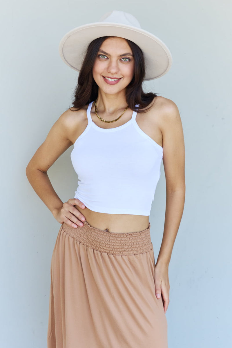 "Effortless Elegance: Tan Maxi Skirt by Burkesgarb | Stylish and Versatile Women's Bottom"