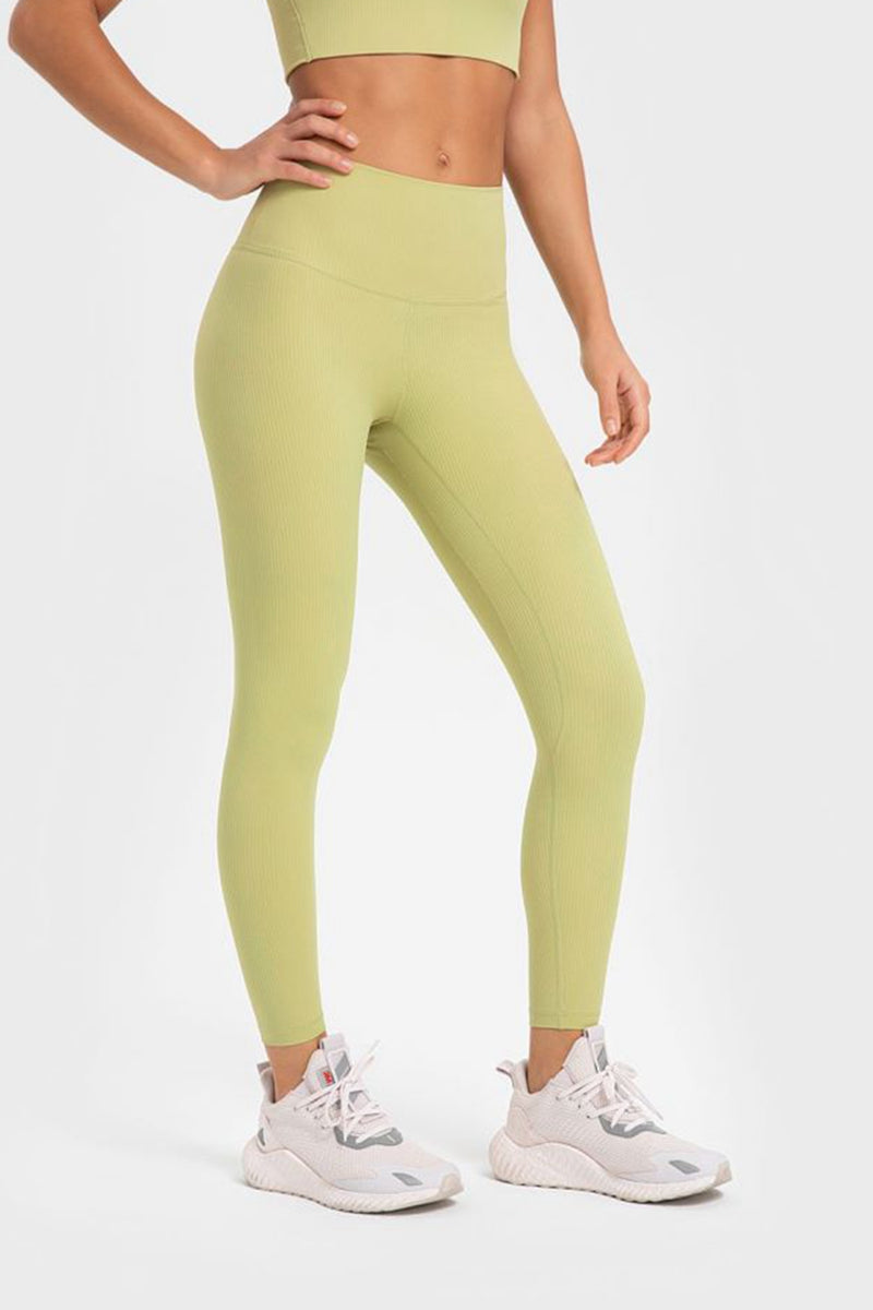 Flexibility and Comfort Meet in Highly Stretchy Wide Waistband Yoga Leggings | Burkesgarb