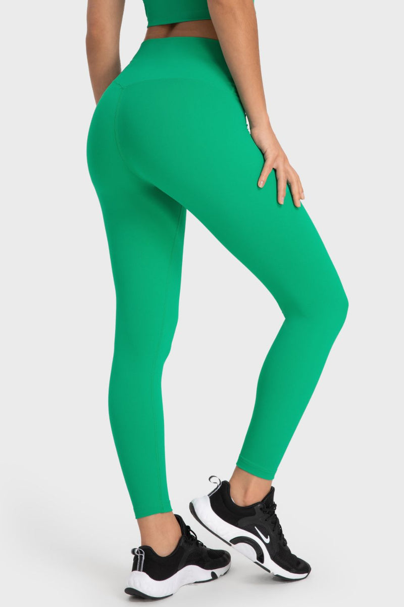 Move Freely and Stylishly: Full Length Active Leggings at Burkesgarb