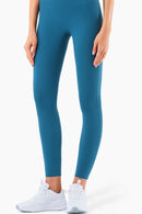 Unleash Your Inner Yogi: High Waist Seamless Ankle-Length Yoga Leggings at Burkesgarb