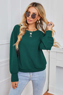 Elevate Your Winter Wardrobe with the Round Neck Dropped Shoulder Pullover Sweater at Burkesgarb