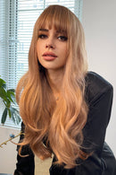 Embrace Effortless Style with Natural Wave Full Machine Synthetic Wigs 26" at Burkesgarb