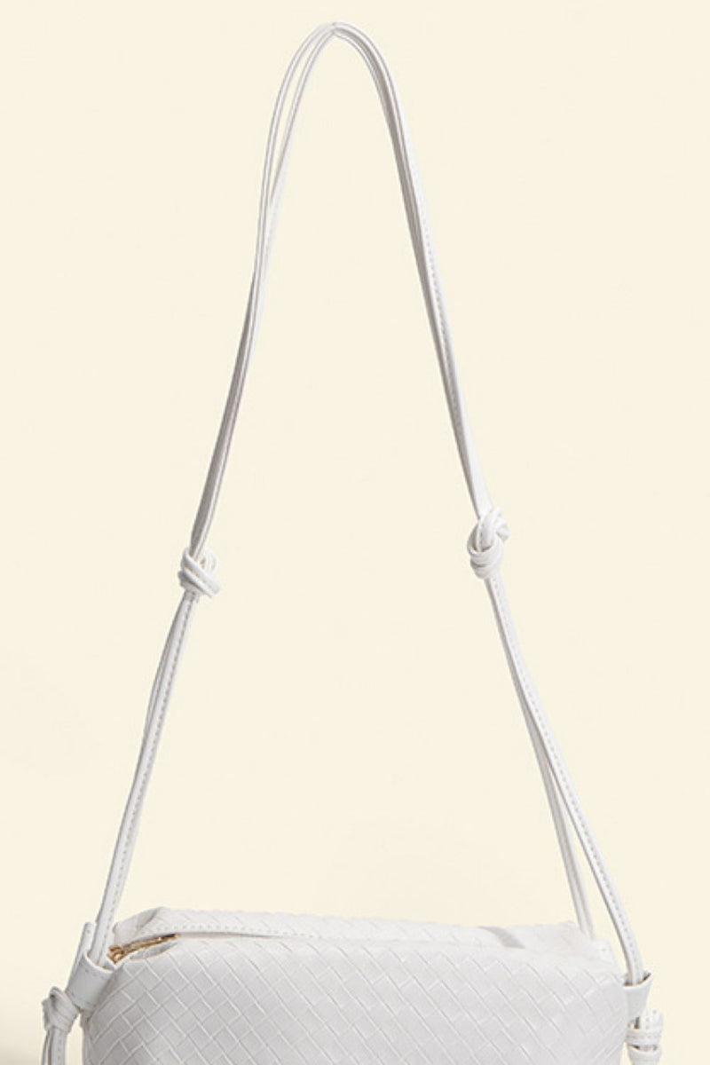 Embrace Chic Simplicity with the Leather Knot Detail Shoulder Bag at Burkesgarb