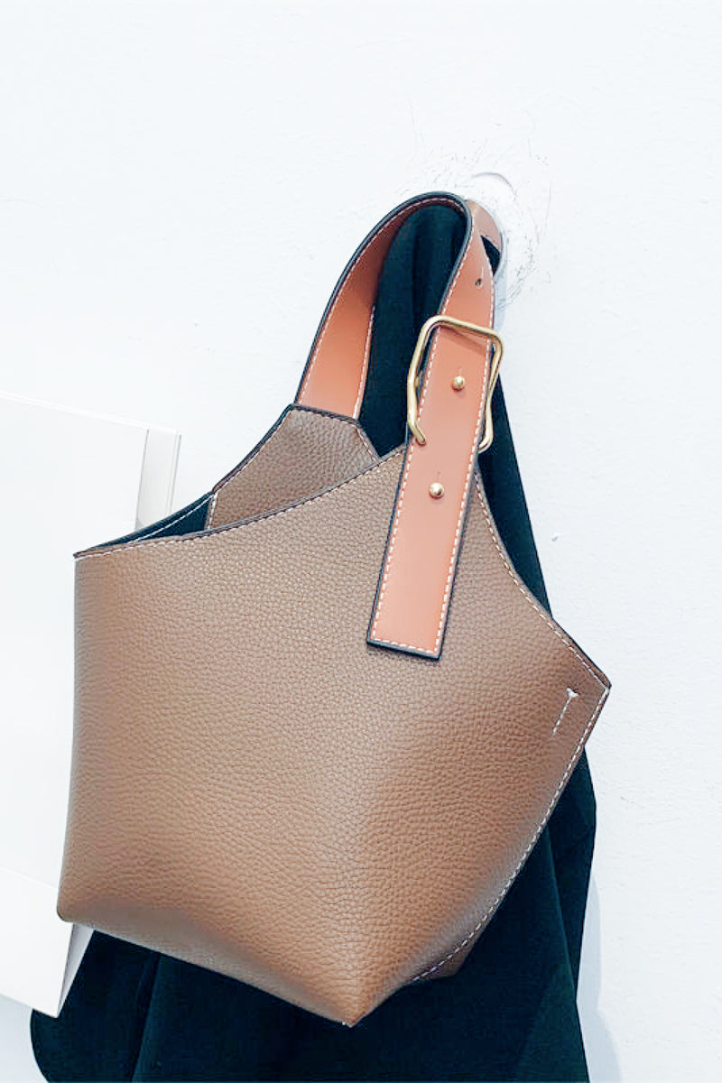 Elevate Your Style with the Fashion Leather Bucket Bag at Burkesgarb