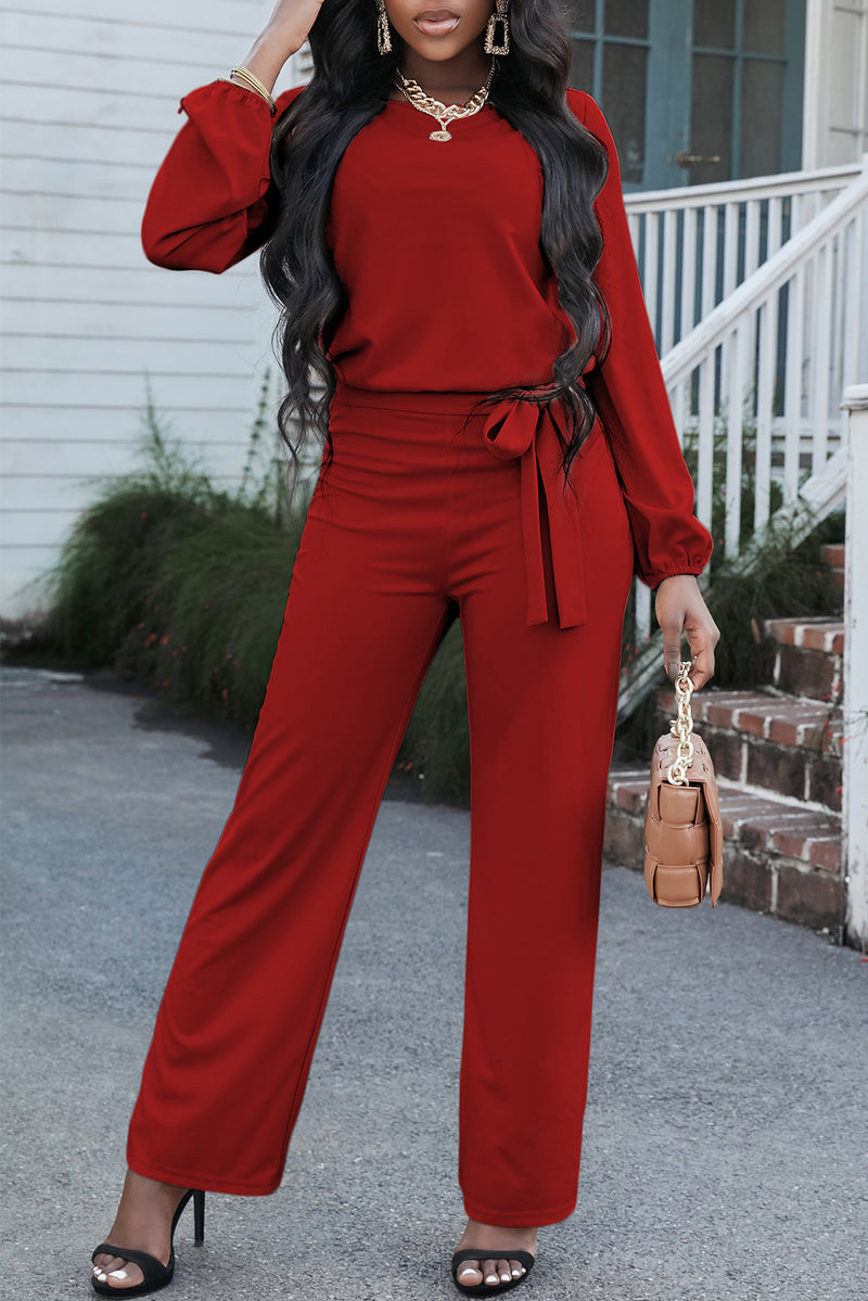 Effortless Style and Versatility: Belt Jumpsuit for a Chic and Sophisticated Look