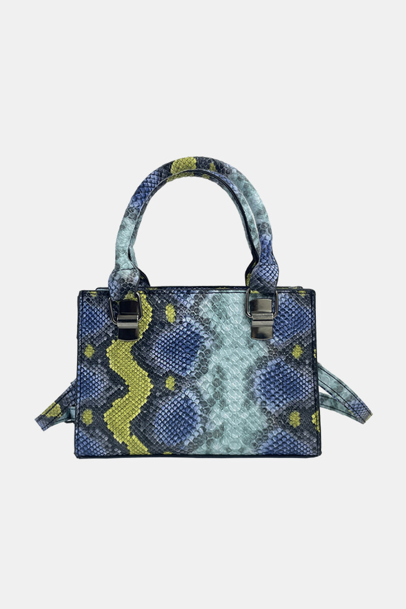 Elevate Your Style with a Leather Snakeskin Printed Handbag from Burkesgarb