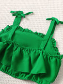 Effortlessly Chic: Layered Cami and Floral Skirt Set