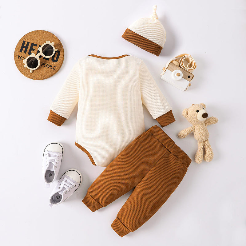 Adorable Bear Bodysuit and Joggers Set at Burkesgarb - Comfortable and Cute!