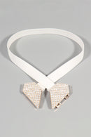 Sparkle and Style with the Rhinestone Heart Buckle Elastic Belt from Burkesgarb