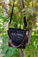Stylish and Functional: Leather Shoulder Bag with Tassel at Burkesgarb