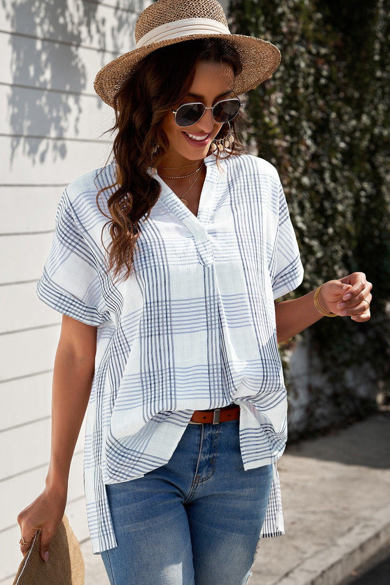 Effortlessly Elegant: Side Slit Blouse for Sophisticated Style