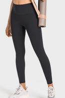 Experience Comfort and Style with High-Rise Wide Waistband Yoga Leggings at Burkesgarb