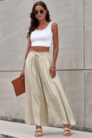 "Fashionably Flowy: Wide Leg Pants by Burkesgarb | Stylish and Comfortable Women's Bottoms"