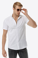 "Classic and Versatile: Button Down Short Sleeve Shirts by Burkesgarb | Stylish Men's Fashion"