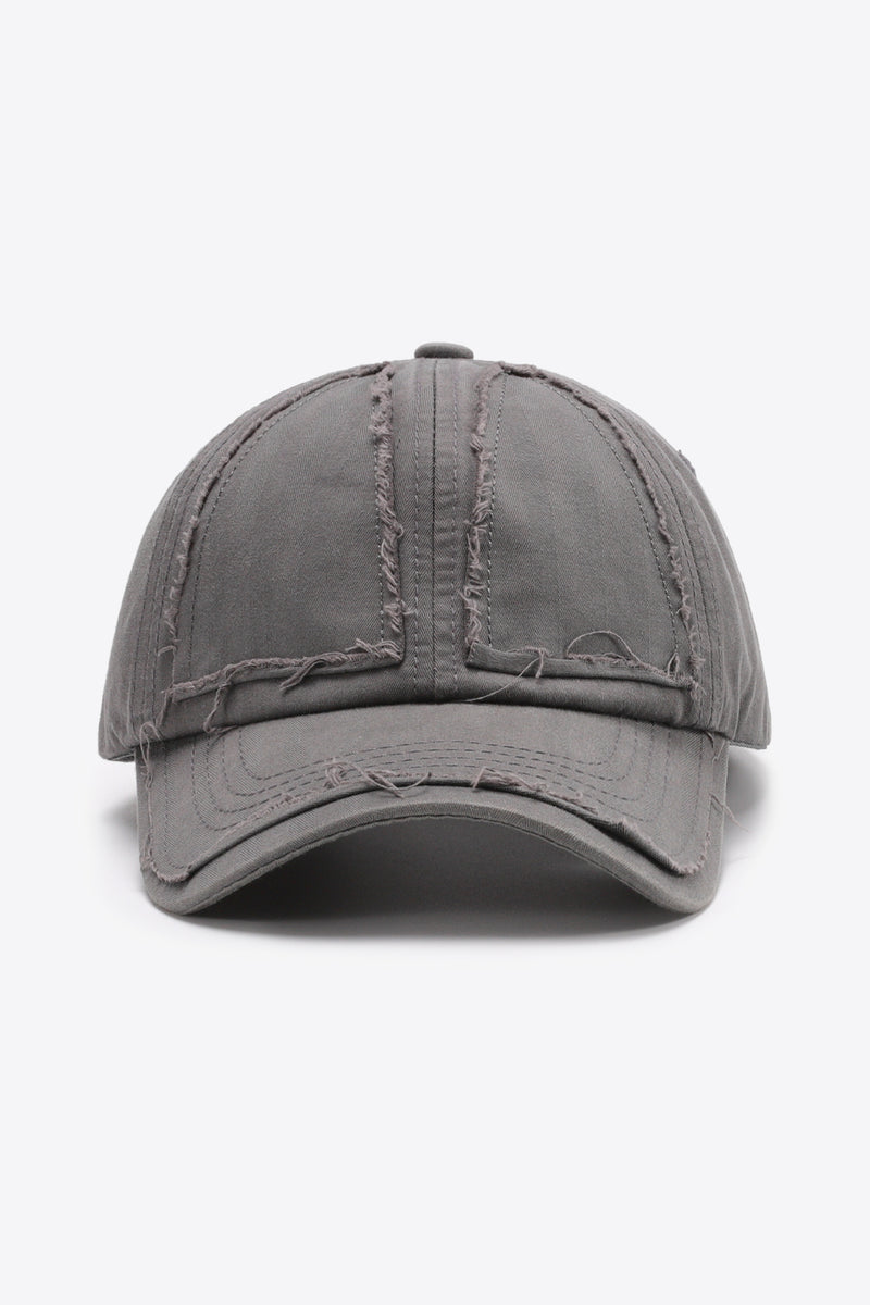 "Stylish and Casual: Distressed Adjustable Baseball Cap by Burkesgarb | Trendy and Comfortable Headwear"