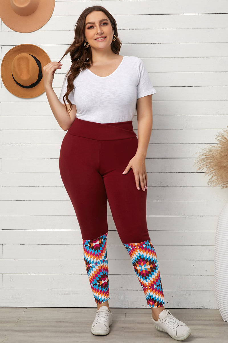 Elevate Your Style and Comfort with Plus Size High Waist Leggings from Burkesgarb