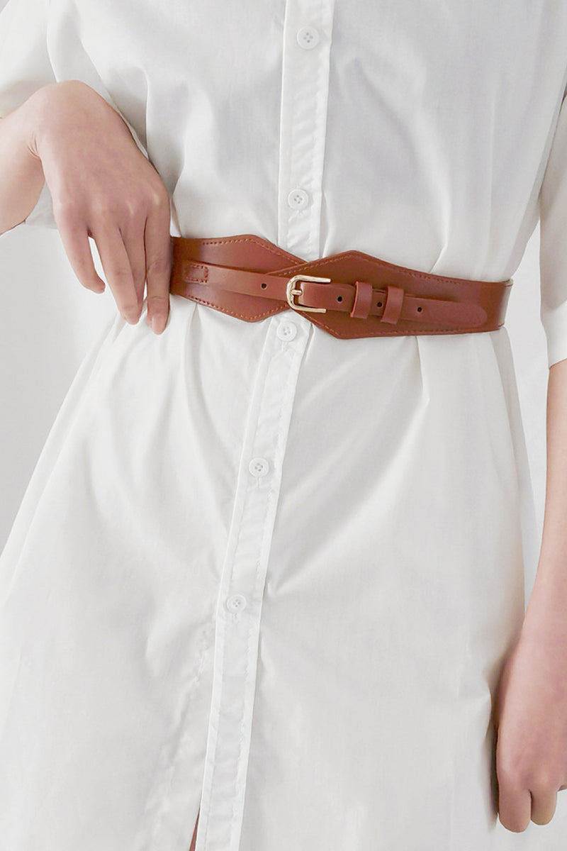 "Stylish and Versatile: Elastic Fashion Belt by Burkesgarb | Trendy and Functional Women's Accessory"