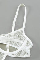 "Seductive and Playful: Cutout Spaghetti Strap Lingerie by Burkesgarb | Alluring and Stylish Intimate Wear"