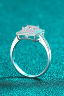Stay Elegant: 1 Carat Moissanite Ring at Burkesgarb