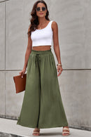 "Fashionably Flowy: Wide Leg Pants by Burkesgarb | Stylish and Comfortable Women's Bottoms"