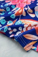 "Flirty and Feminine: Floral Tied Mini Skirt by Burkesgarb | Stylish and Playful Women's Bottom"