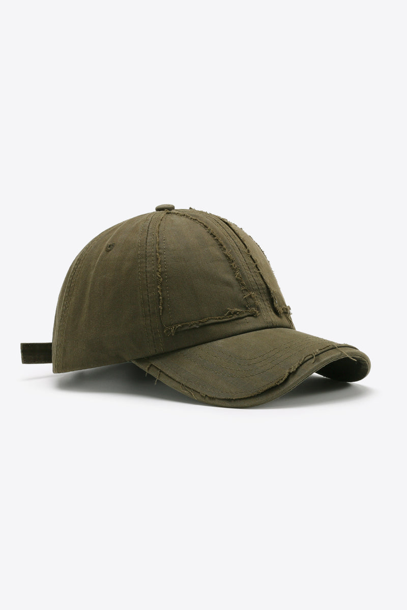 "Stylish and Casual: Distressed Adjustable Baseball Cap by Burkesgarb | Trendy and Comfortable Headwear"