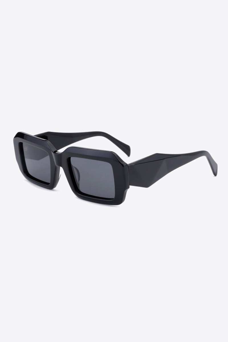 Embrace Style and Clarity with our Rectangle TAC Polarization Lens Sunglasses at Burkesgarb