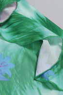 "Sweet and Stylish: Girls Floral Ruffled Dress by Burkesgarb | Adorable and Trendy for Young Fashionistas"