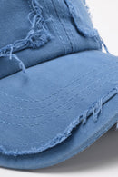 "Stylish and Casual: Distressed Adjustable Baseball Cap by Burkesgarb | Trendy and Comfortable Headwear"