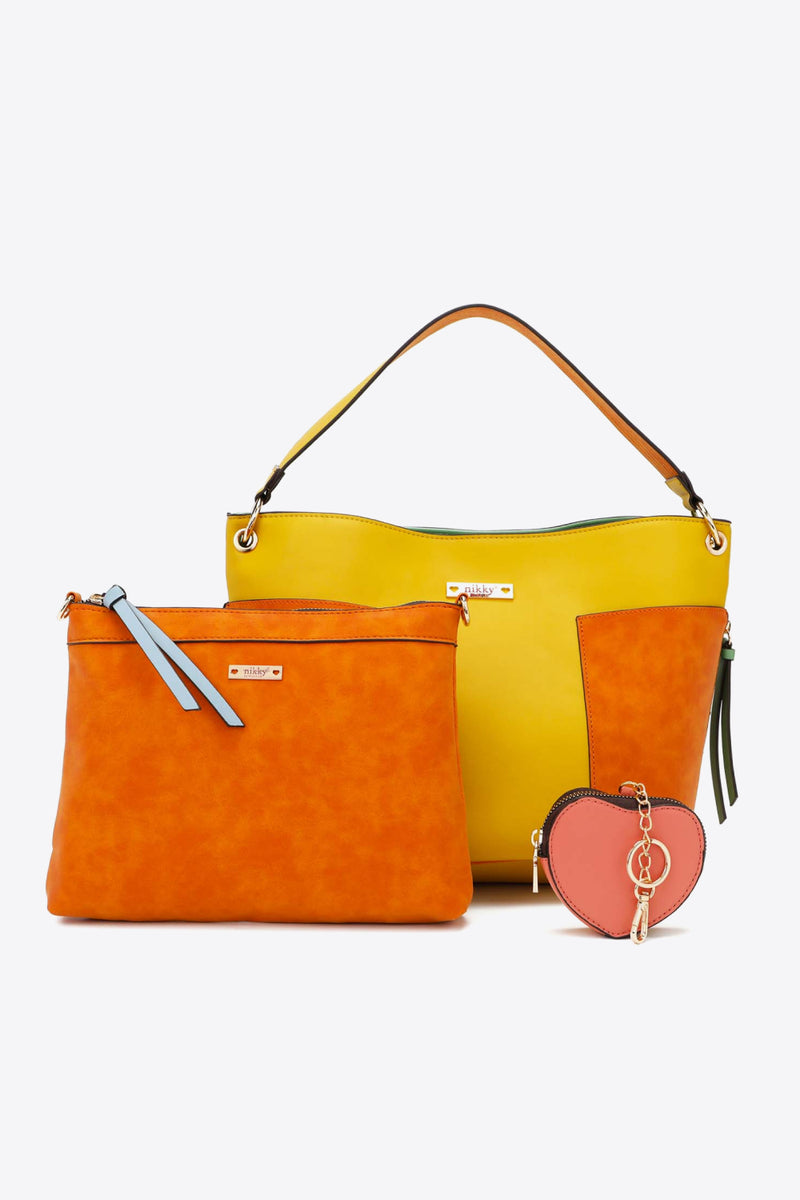 Complete Your Look with the Nicole Lee USA Sweetheart Handbag Set from Burkesgarb
