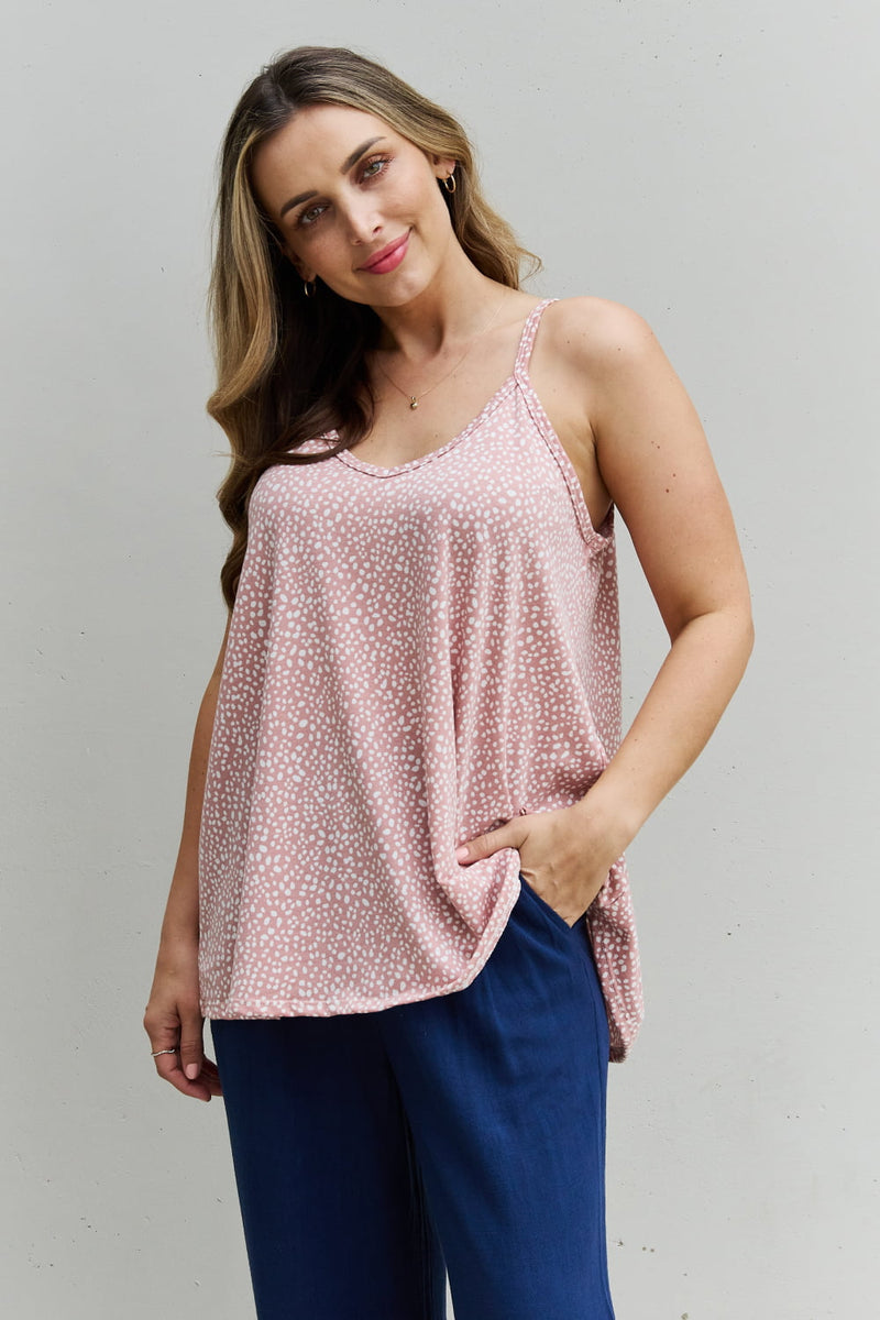 "Flirty and Versatile: Spaghetti Strap V-Neck Top by Burkesgarb | Stylish Women's Fashion"