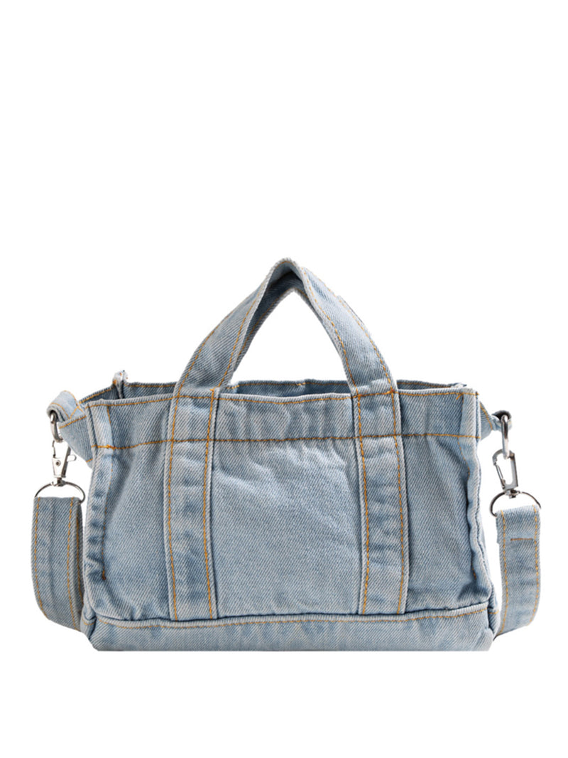 "Classic and Versatile: Denim Shoulder Bag by Burkesgarb | Stylish and Functional Women's Handbag"