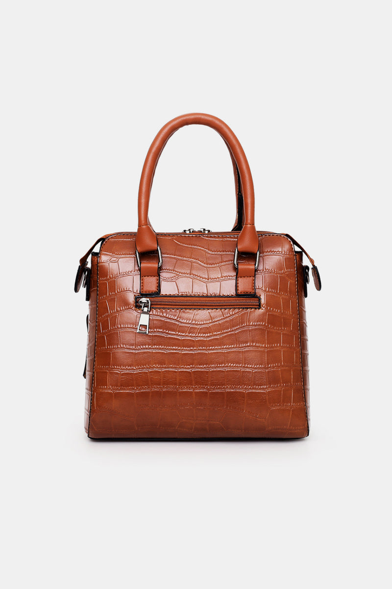 Elevate Your Style with the 4-Piece Leather Bag Set at Burkesgarb