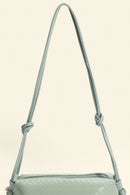 Embrace Chic Simplicity with the Leather Knot Detail Shoulder Bag at Burkesgarb