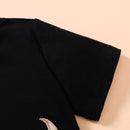 Roar into Style with our Kids Plaid Dinosaur Tee and Shorts Set