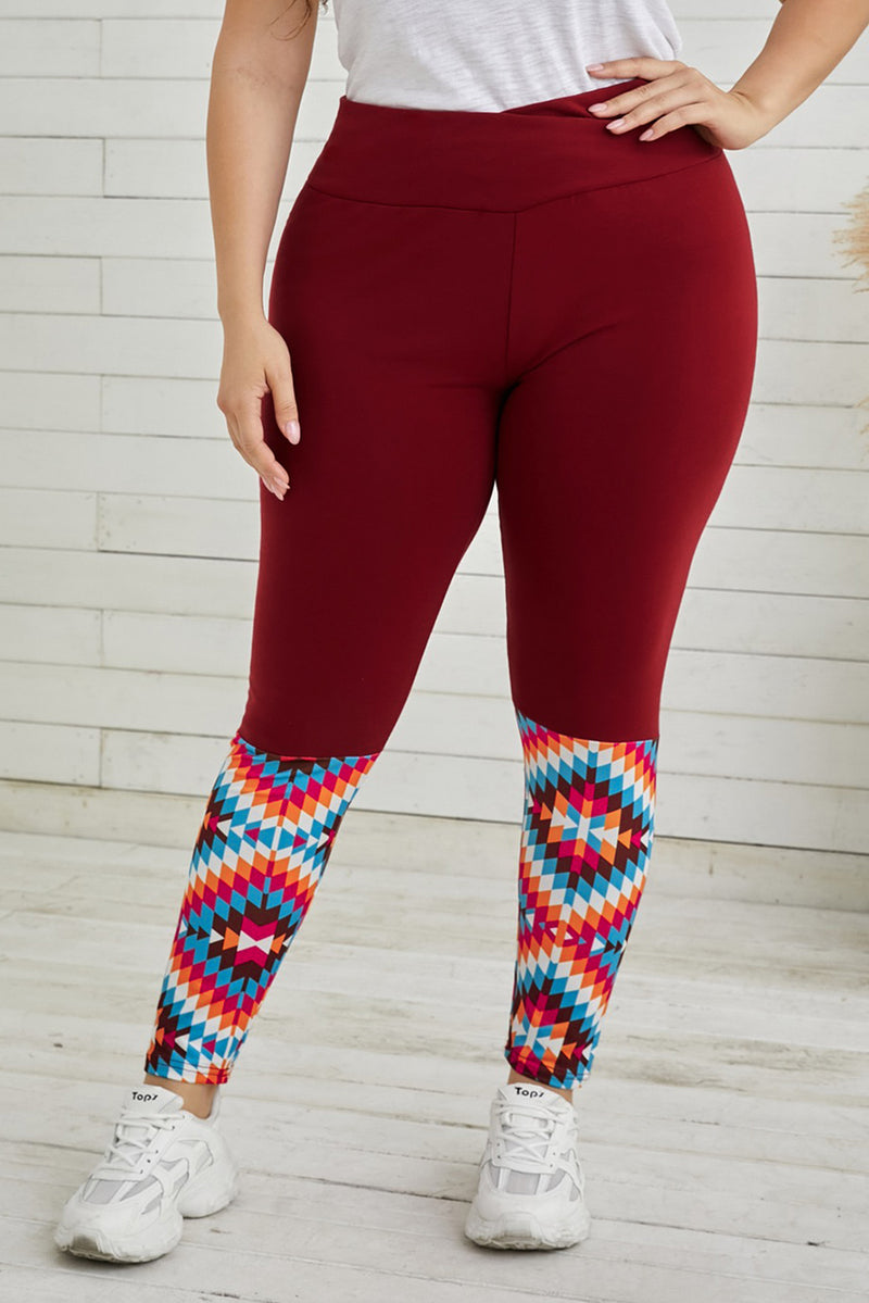 Elevate Your Style and Comfort with Plus Size High Waist Leggings from Burkesgarb