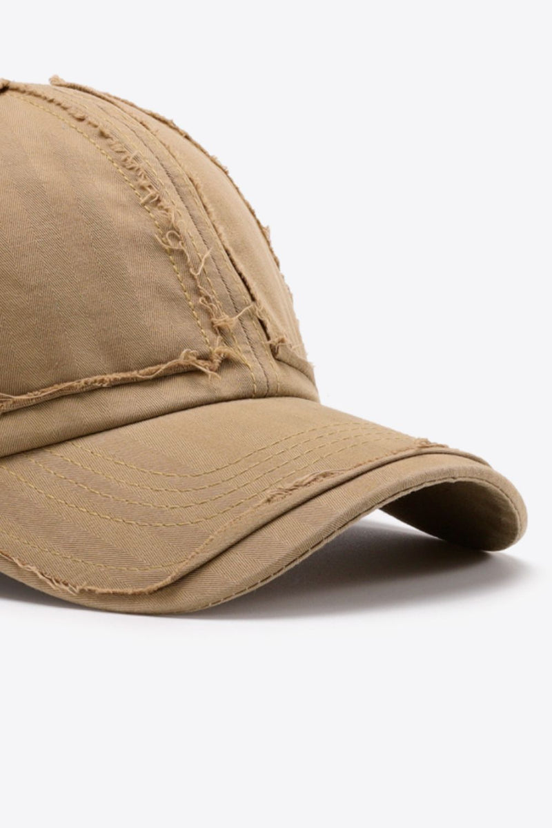 "Stylish and Casual: Distressed Adjustable Baseball Cap by Burkesgarb | Trendy and Comfortable Headwear"