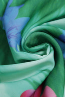 "Sweet and Stylish: Girls Floral Ruffled Dress by Burkesgarb | Adorable and Trendy for Young Fashionistas"